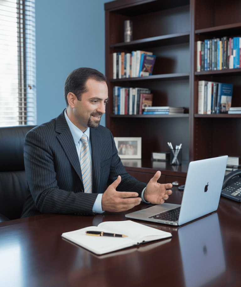 Pain management specialist examining patient condition