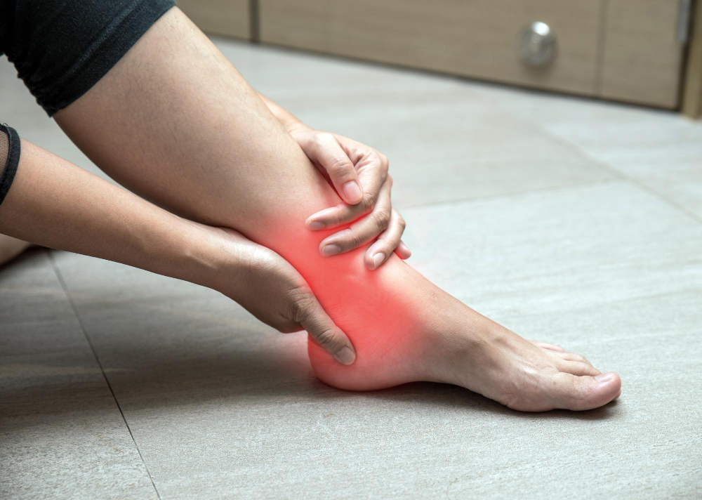 Ankle pain treatment restoring movement